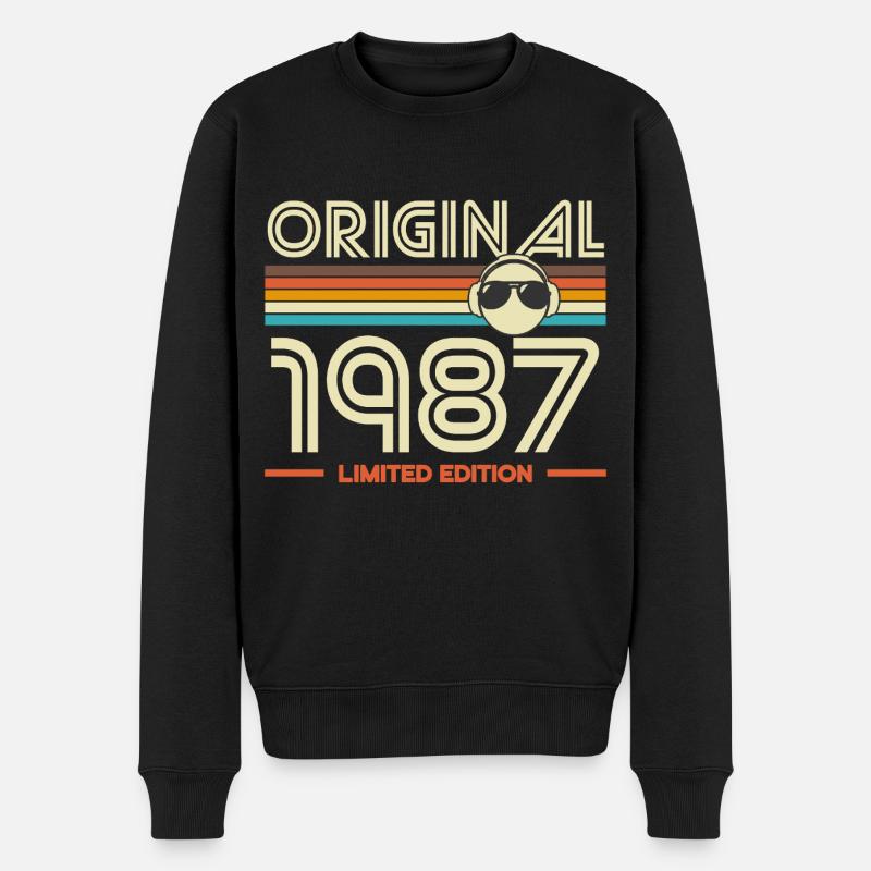 Original 1987 Édition Retro - Pull Premium bio Homme - noir