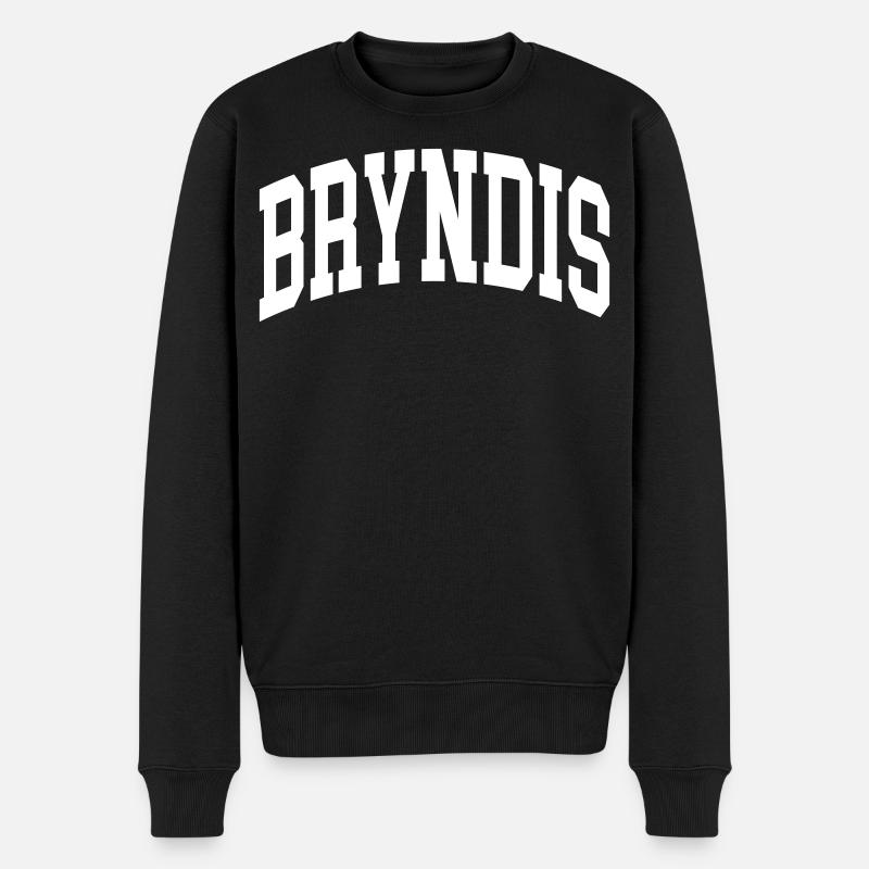 Bryndis - Männer Premium Bio Pullover - Schwarz