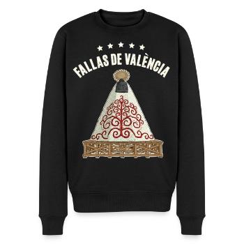 Fleurs de Fallas de Valencia - Pull Premium bio Homme - noir - Devant - Nico (187cm)
