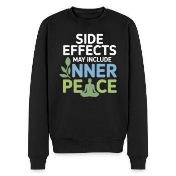 Naturheilkundler Nebenwirkungen Inner Peace Professional - Männer Premium Bio Pullover - Schwarz - Vorne - Nico (187cm)