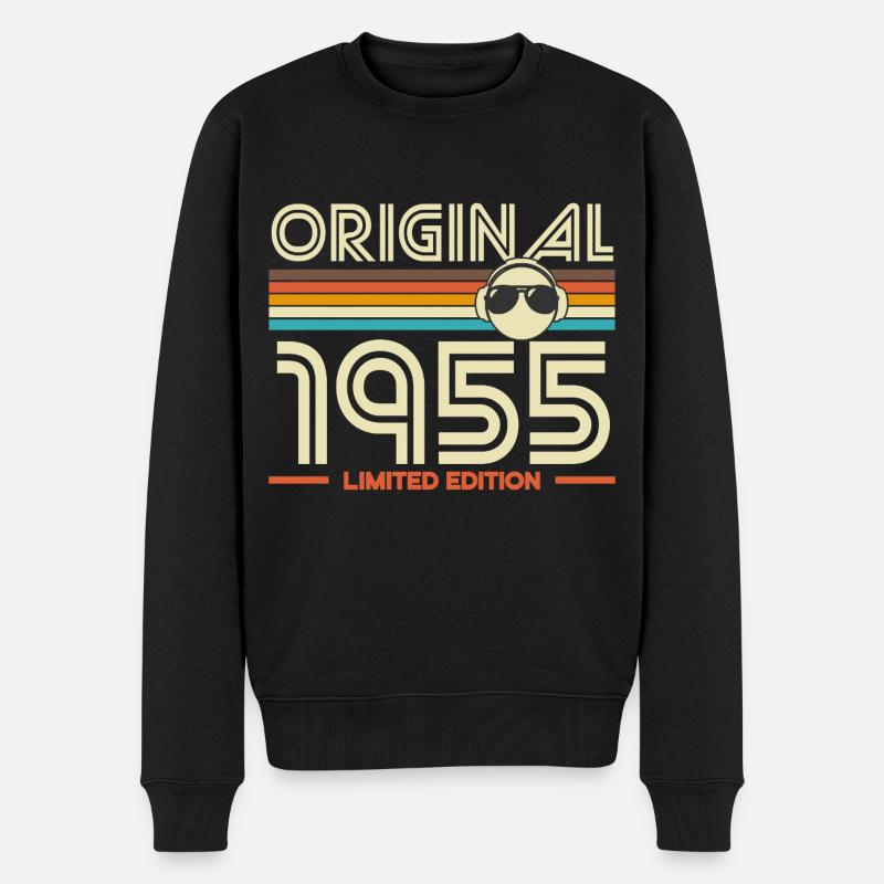 Original 1955 Édition Retro - Pull Premium bio Homme - noir