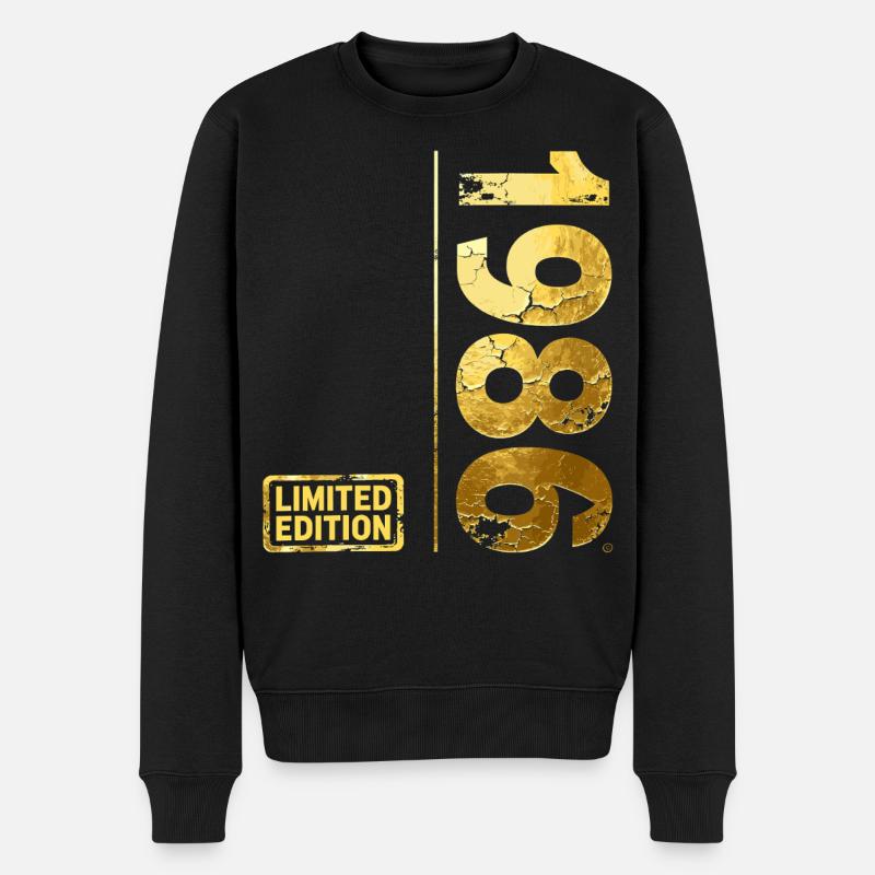 Edition limitée 1986 - Pull Premium bio Homme - noir