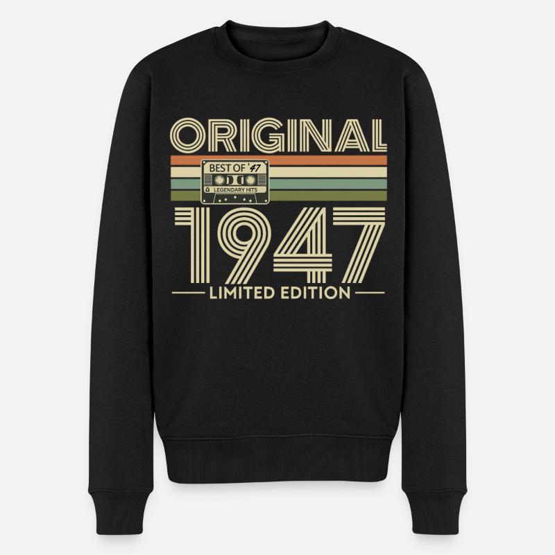 Original 1947 Limited Edition Retro - Pull Premium bio Homme - noir