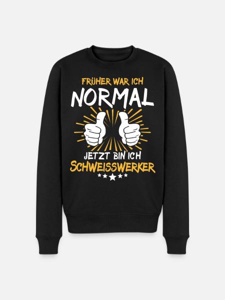 Welding Worker Saying - Men's Premium Organic Jumper - black