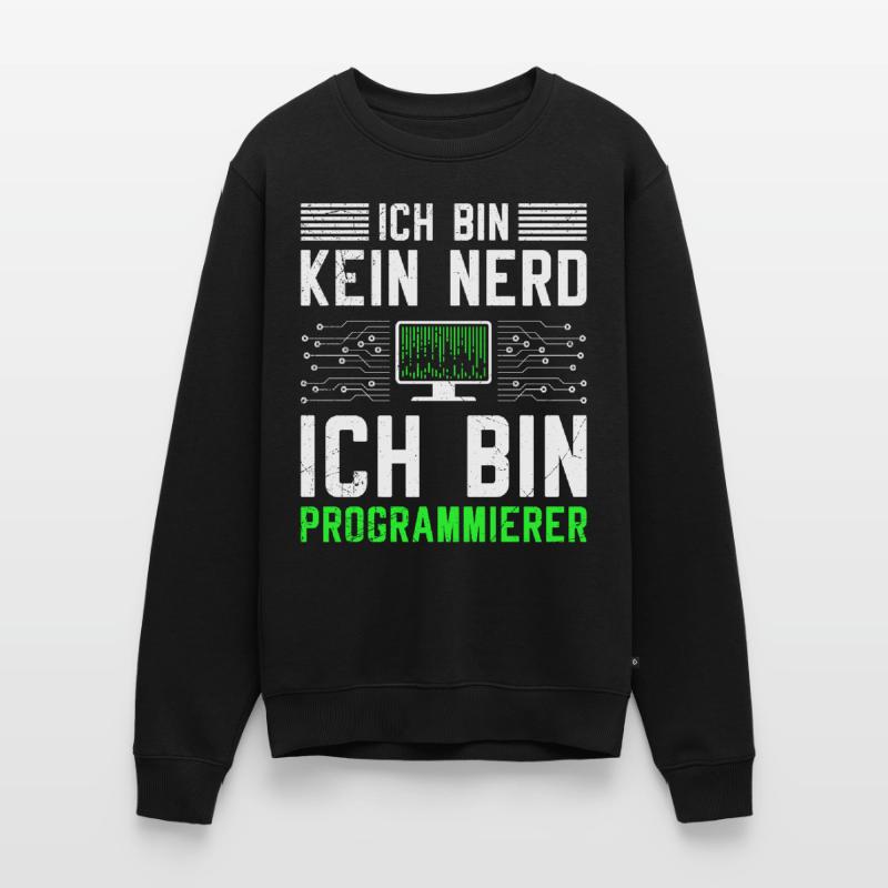 Computer ICH BIN KEIN NERD ICH BIN PROGRAMMIERER Männer Premium Bio Pullover