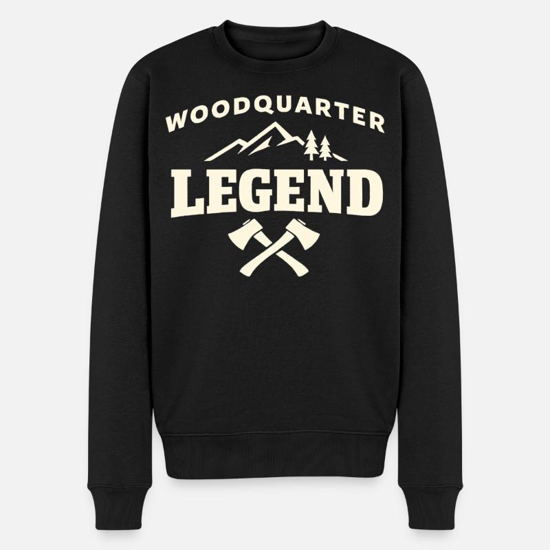 Cadeau d’anniversaire de la légende Waldviertel - Pull Premium bio Homme - noir