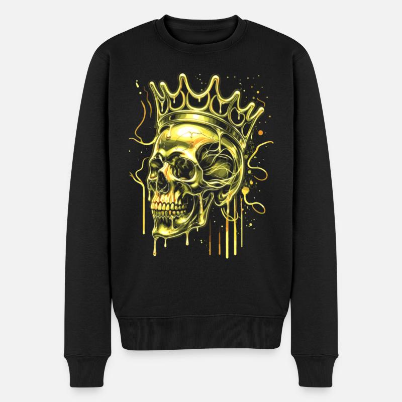 Roi du Crâne d’Or - Pull Premium bio Homme - noir