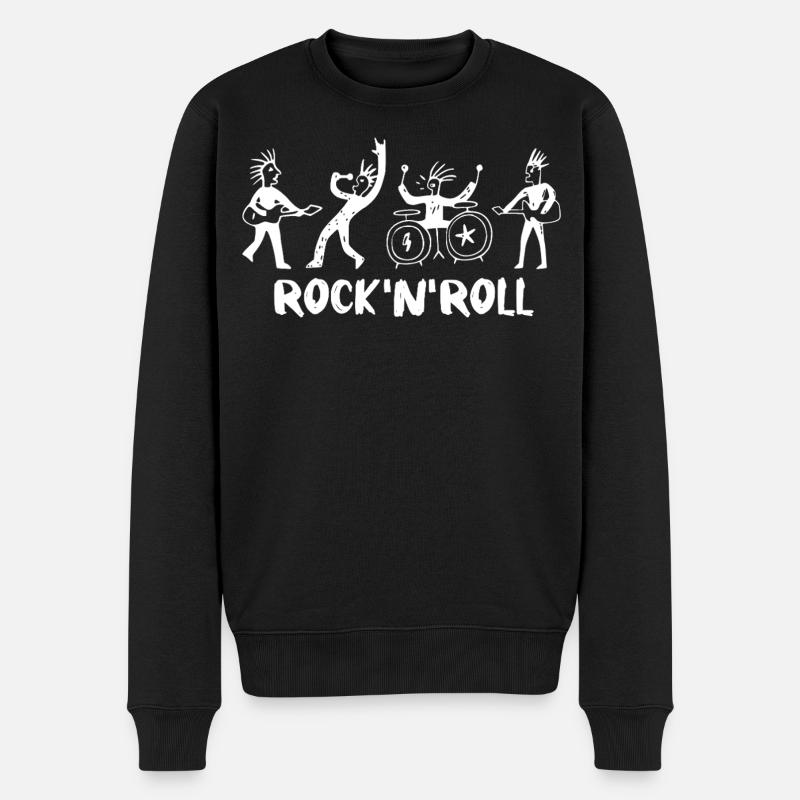 Groupe de rock and roll - Pull Premium bio Homme - noir