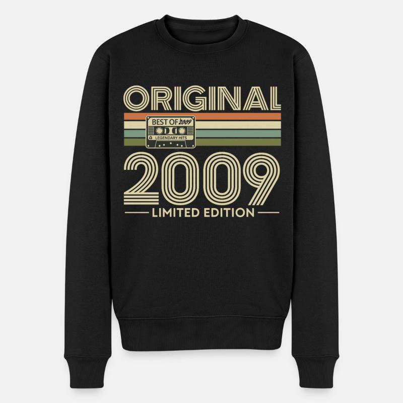 Original 2009 Cassette Rétro - Pull Premium bio Homme - noir