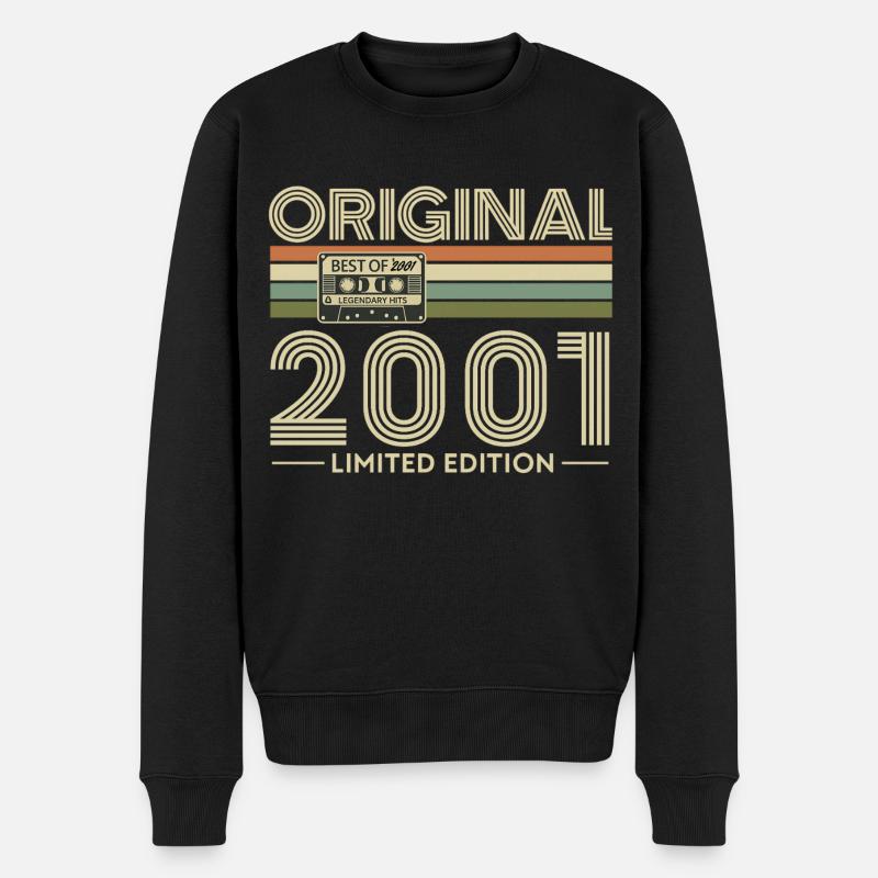 Original 2001 Édition Limité Retro - Pull Premium bio Homme - noir