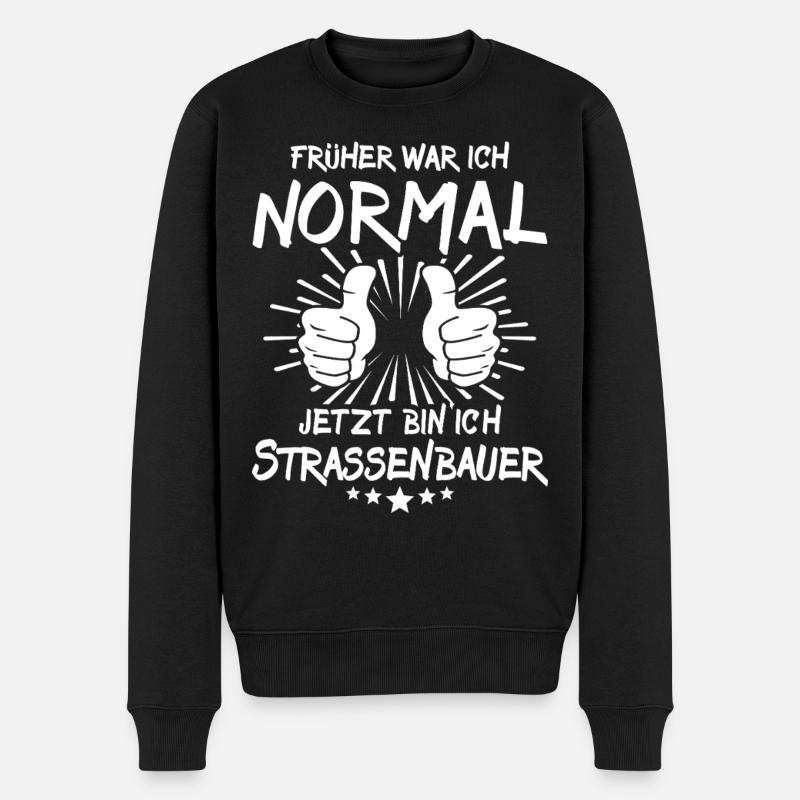 Constructeurs de routes - Pull Premium bio Homme - noir