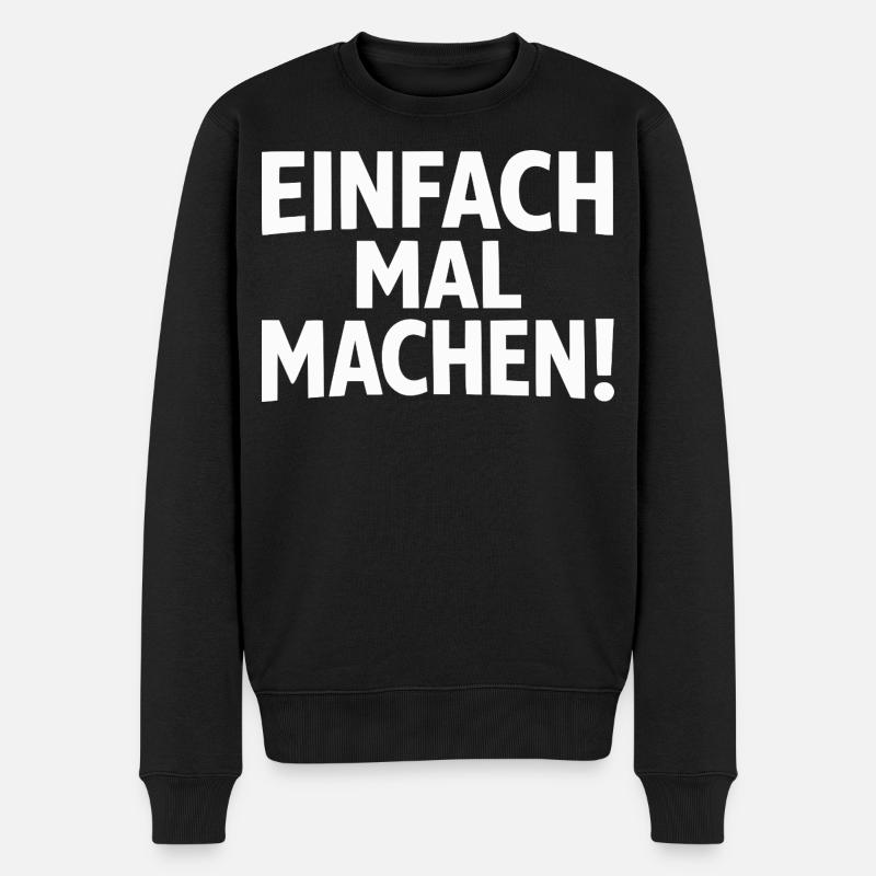 Fais-le simplement - Pull Premium bio Homme - noir