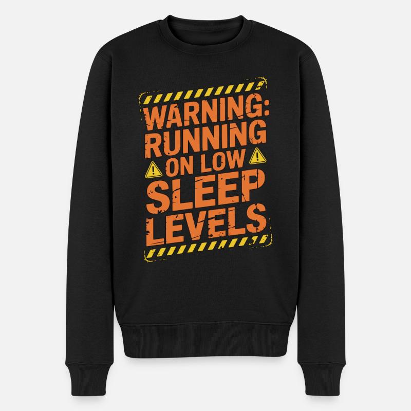 Pharmacist Student Warning Running Pharmaceutical - Männer Premium Bio Pullover - Schwarz