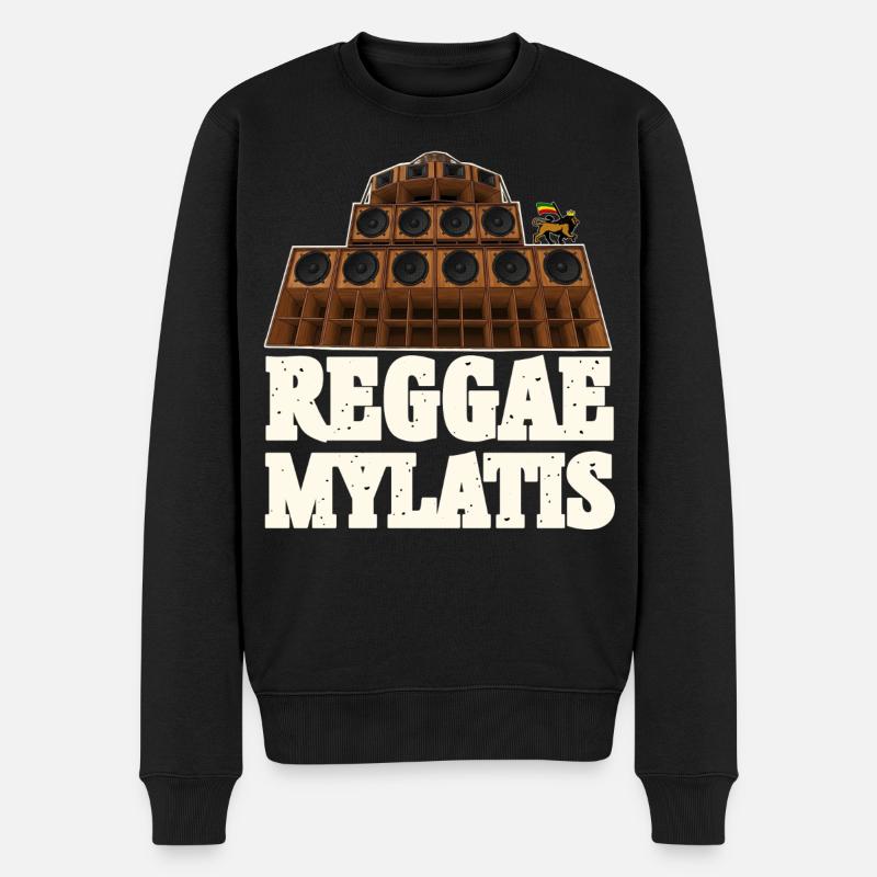 Reggae Mylatis - Pull Premium bio Homme - noir