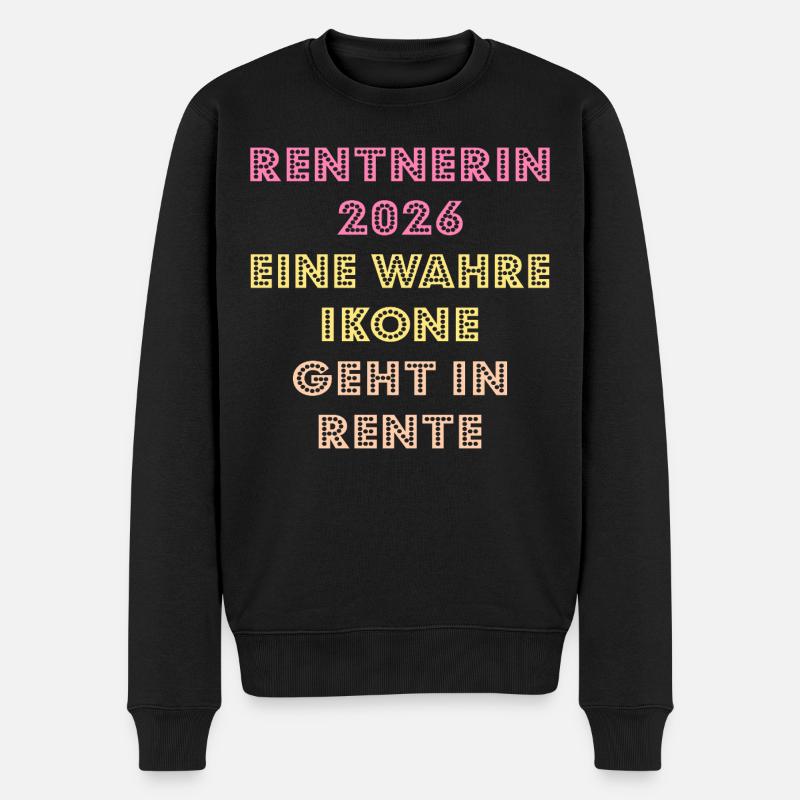 Pensionnaire d’adieu 2026 - Pull Premium bio Homme - noir