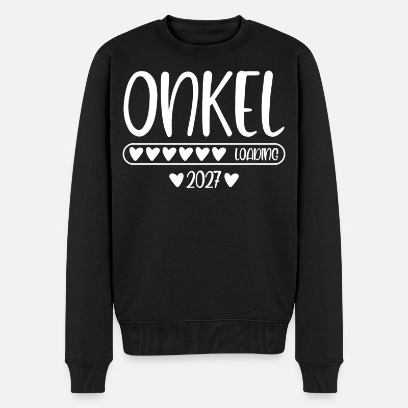 Oncle 2027 chargement - Pull Premium bio Homme - noir