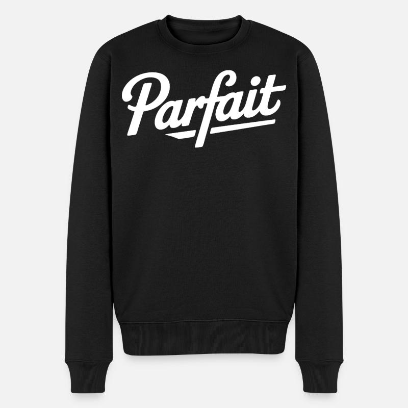 perfekt - Männer Premium Bio Pullover - Schwarz