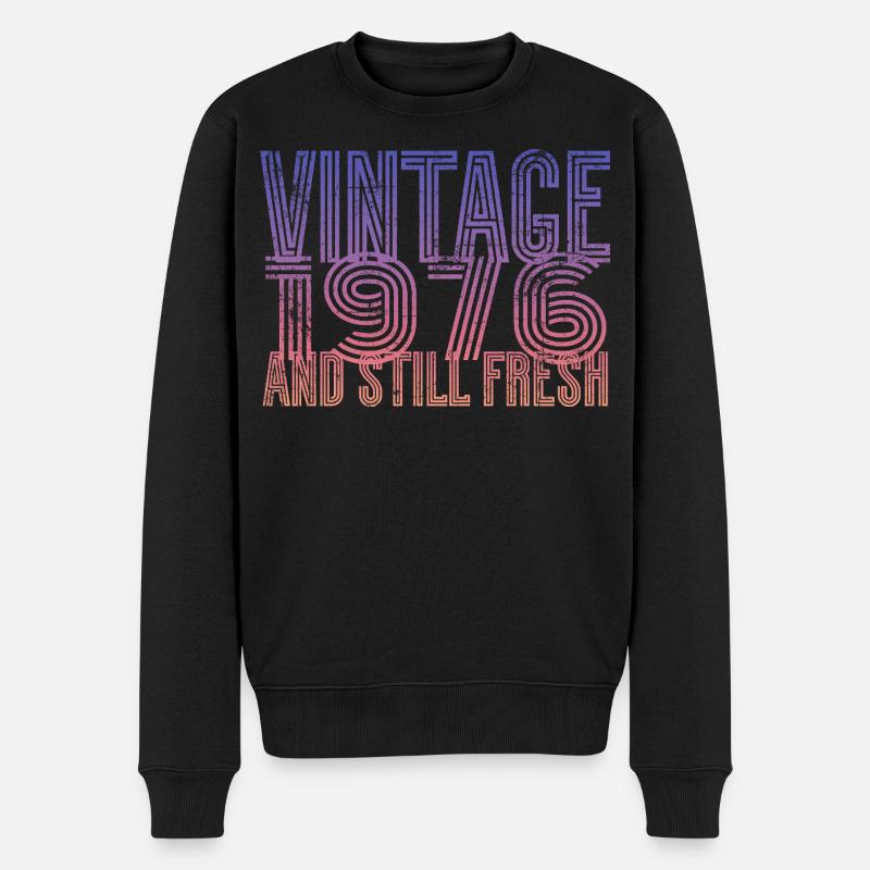 Millésime 1976 - Pull Premium bio Homme - noir