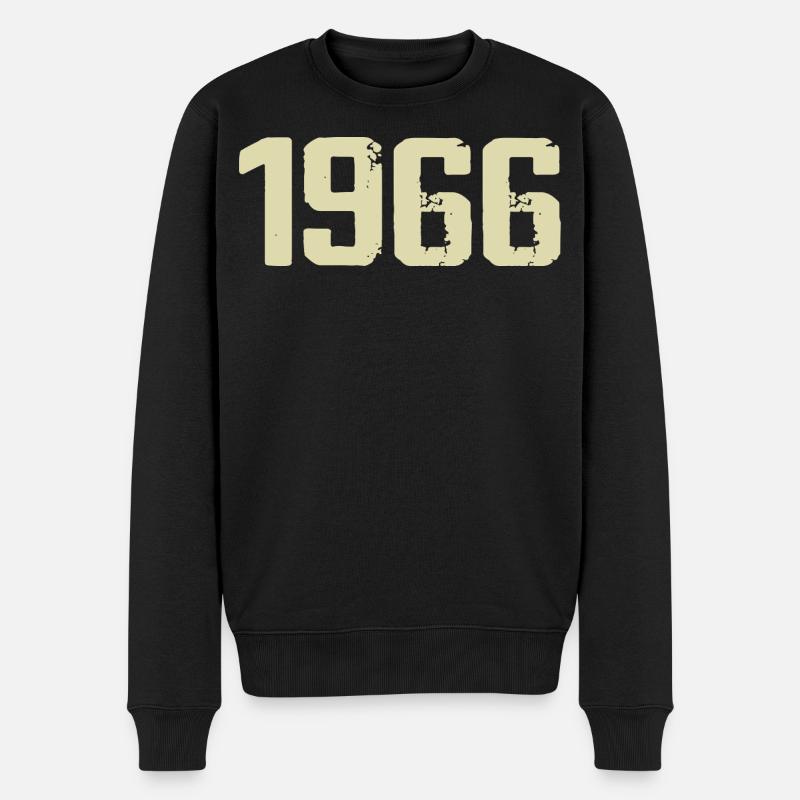 Jubiläum 1966 - Männer Premium Bio Pullover - Schwarz