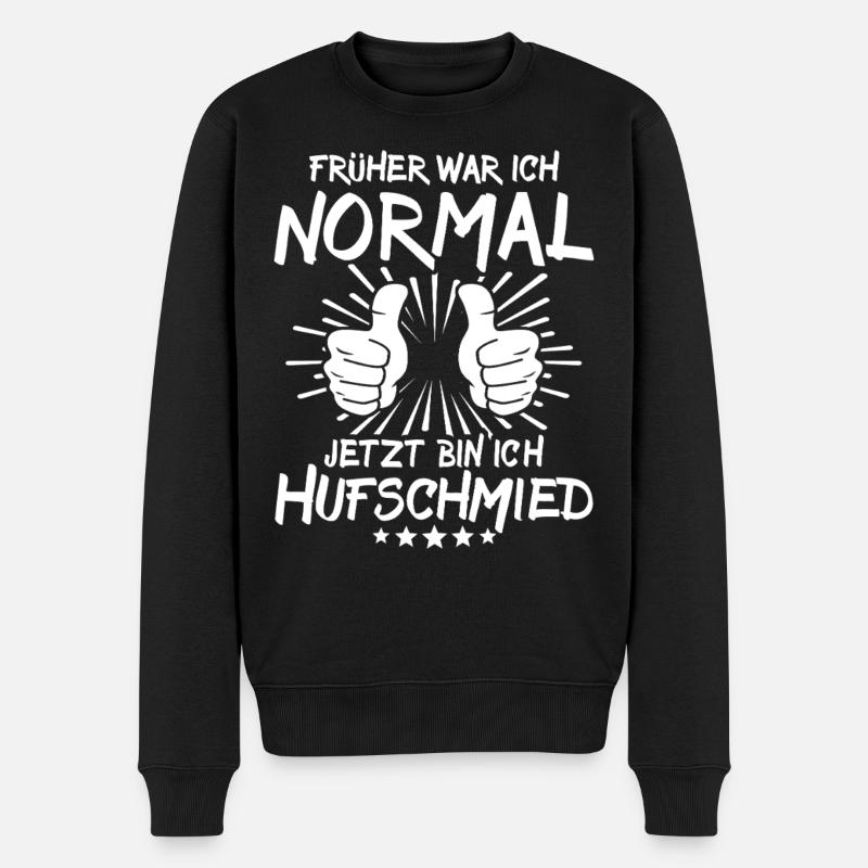 maréchal-ferrant - Pull Premium bio Homme - noir