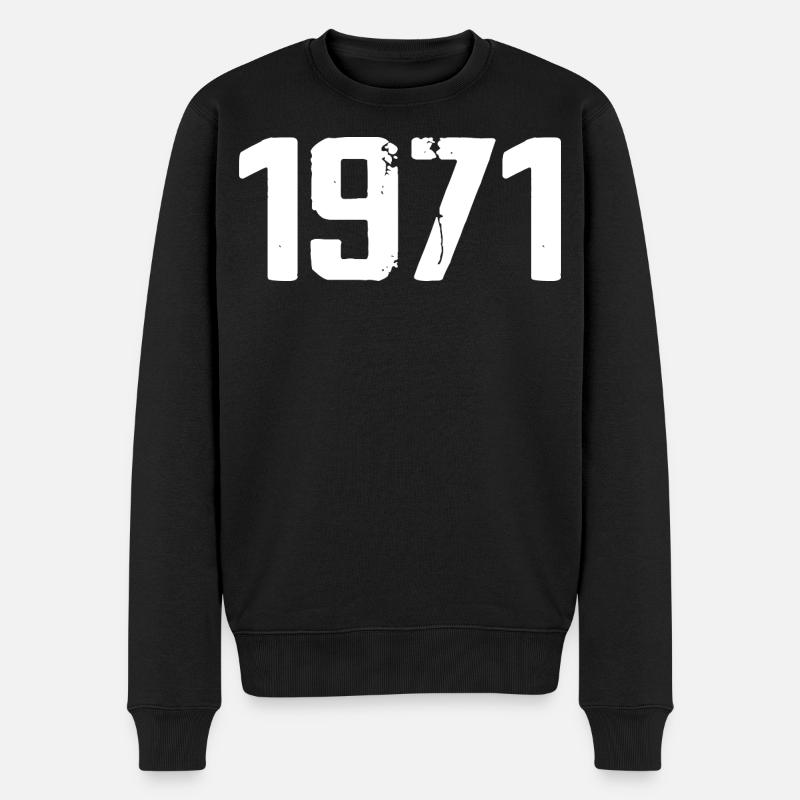 1971 - Génial depuis 1971 - Pull Premium bio Homme - noir