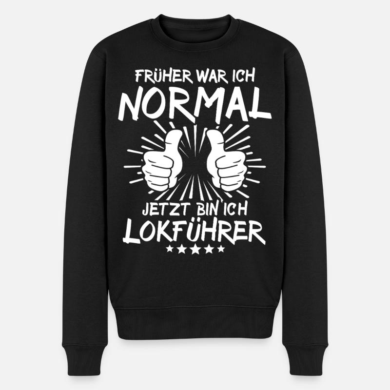 Pilote de moteur - Pull Premium bio Homme - noir