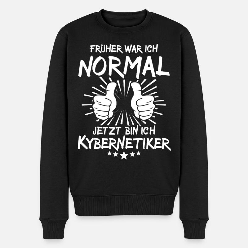 Kybernetiker - Männer Premium Bio Pullover - Schwarz