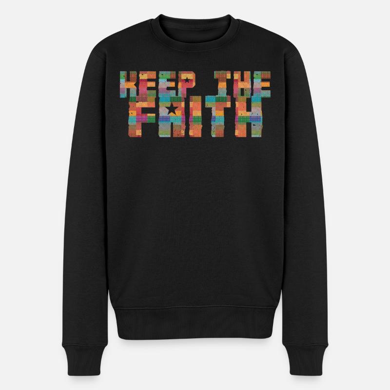 Gardez la foi - Pull Premium bio Homme - noir