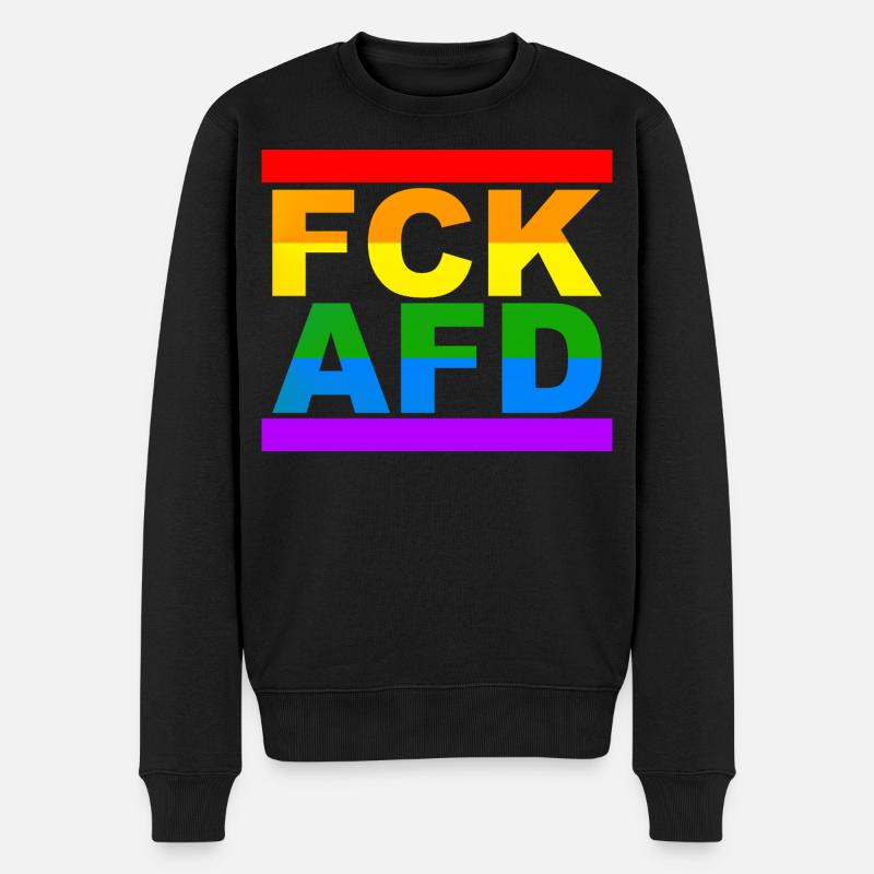 FCK AfD - Pull Premium bio Homme - noir