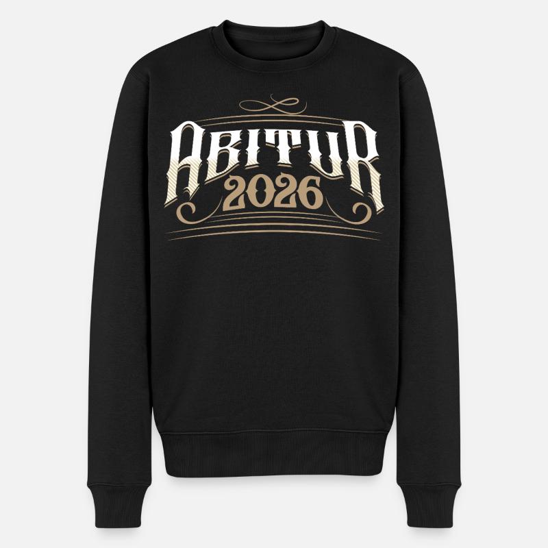 Abitur 2026 - Männer Premium Bio Pullover - Schwarz