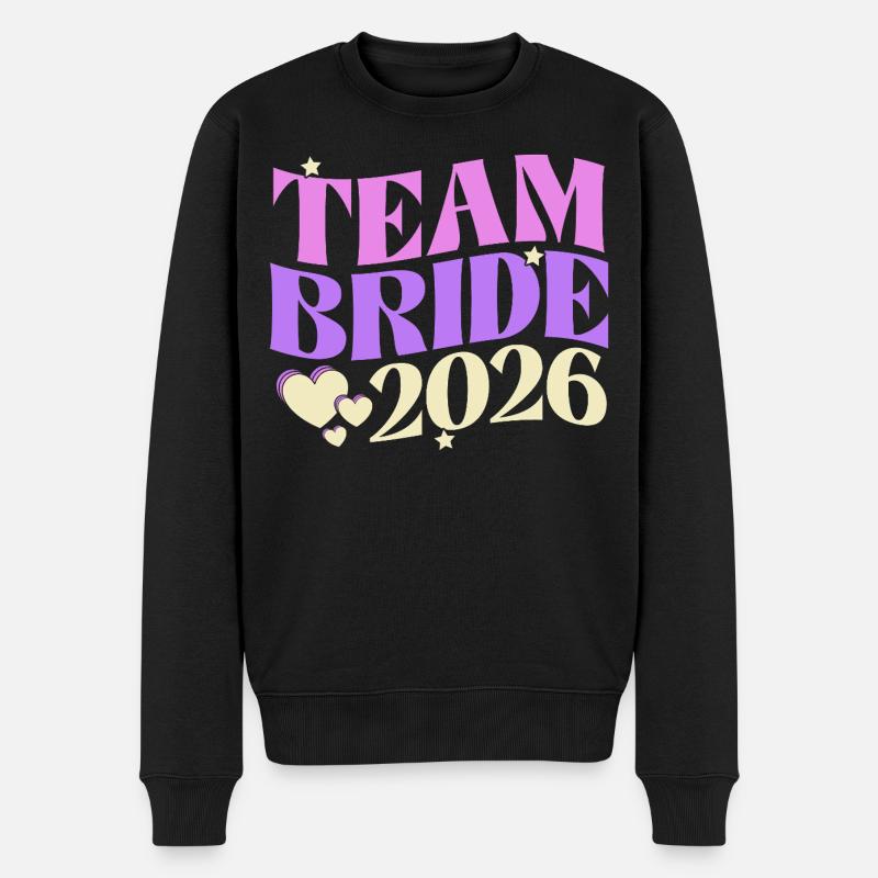 Équipe Mariée 2026 - Pull Premium bio Homme - noir
