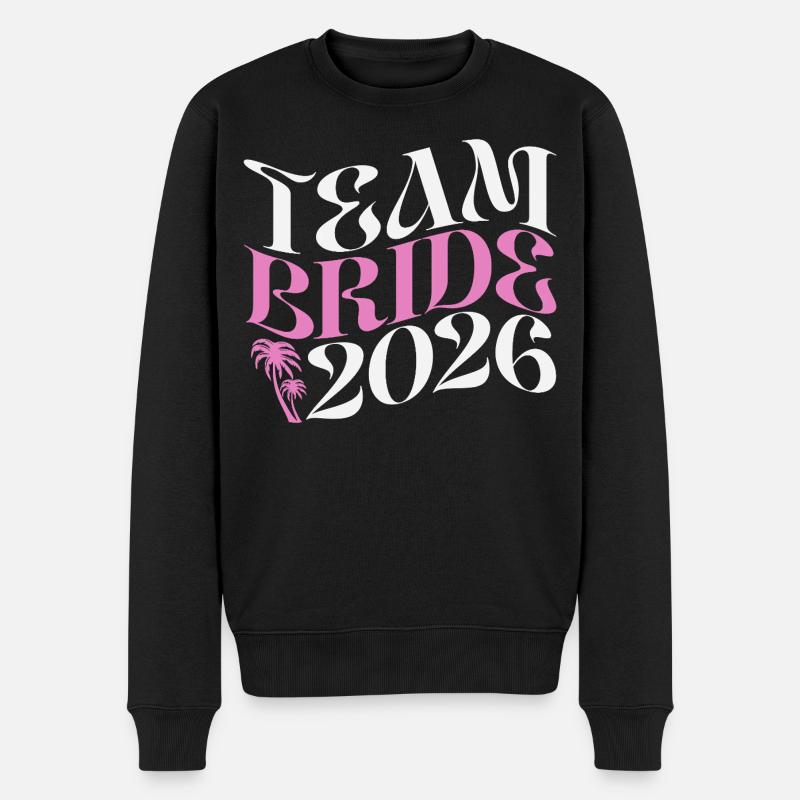 Team Bride Polterabend Polterabend 2026 - Økologisk premium-sweatshirt til mænd - sort