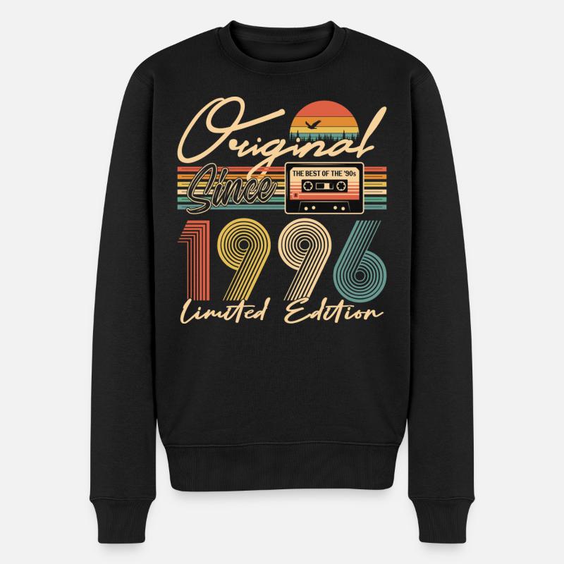 30e anniversaire, 30 ans, 1996 original - Pull Premium bio Homme - noir
