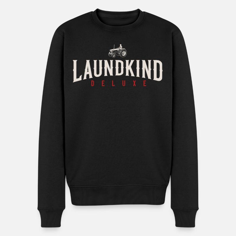 Laundkind - Pull Premium bio Homme - noir