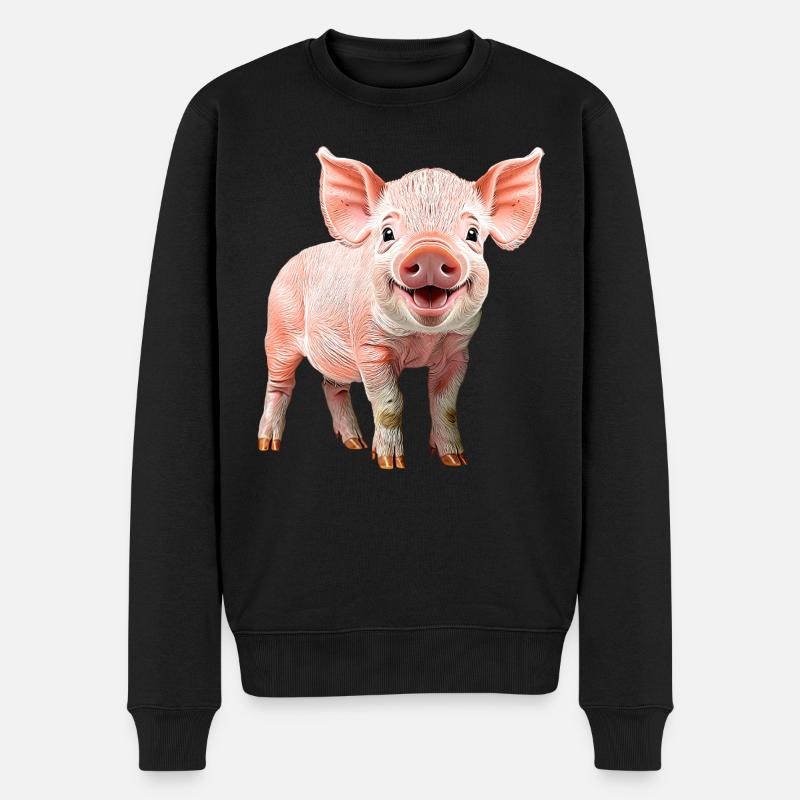 Porcelet - Pull Premium bio Homme - noir