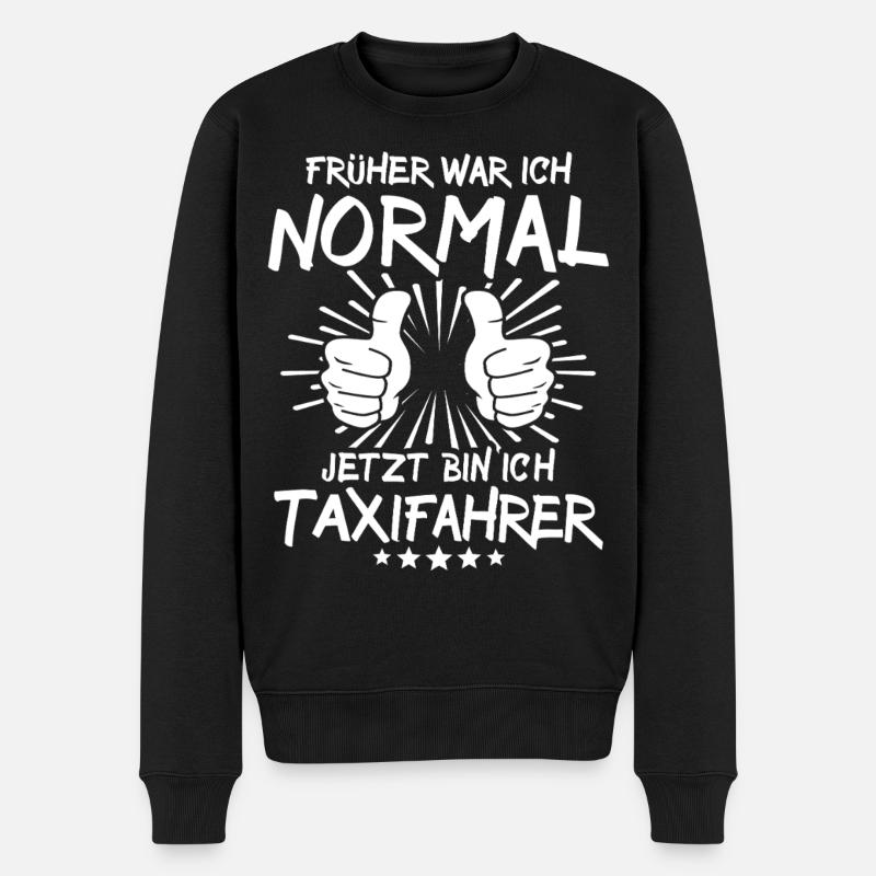 Taxifahrer - Männer Premium Bio Pullover - Schwarz