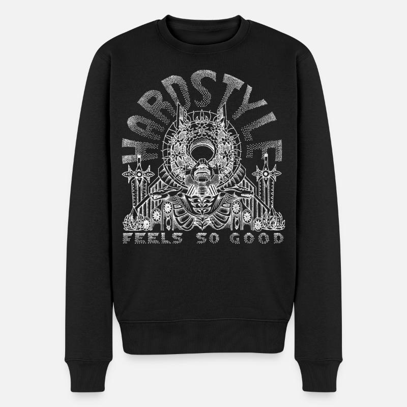 HARDSTYLE feels so good - white - Pull Premium bio Homme - noir