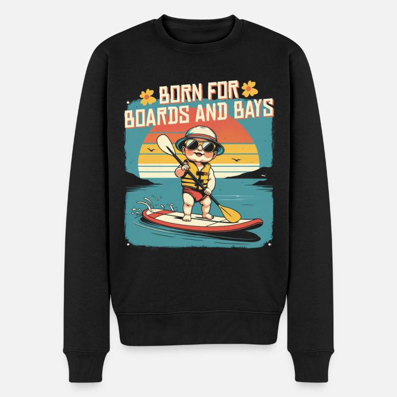 Stand up Paddle - Pull Premium bio Homme - noir