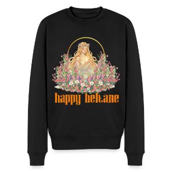 Joyeuses bénédictions de Beltane Célébrations du 1er mai Pagans - Pull Premium bio Homme - noir - Devant - Nico (187cm)