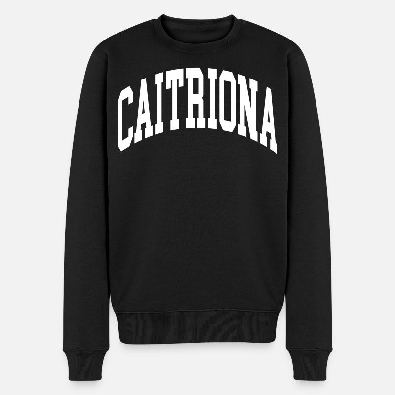 Caitriona - Männer Premium Bio Pullover - Schwarz