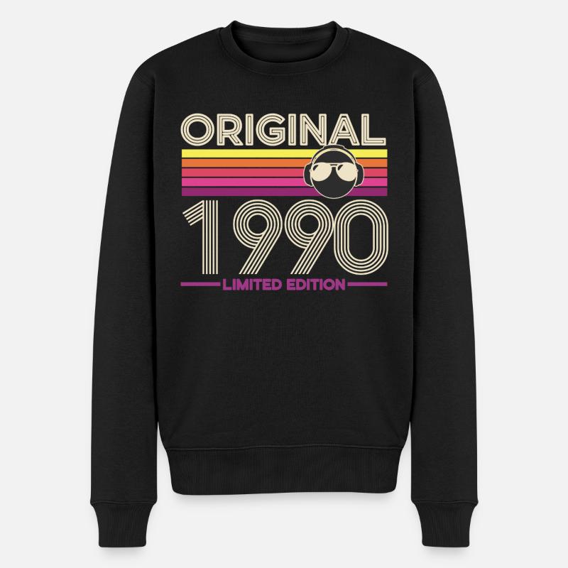 Original 1990 Édition Limitée - Pull Premium bio Homme - noir
