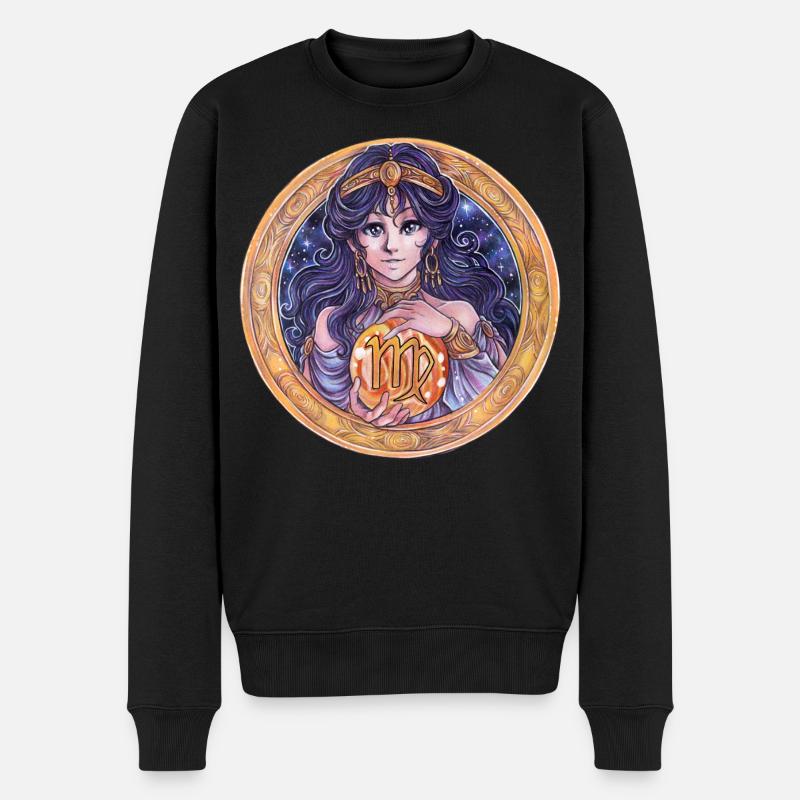 Don du signe du zodiaque Vierge - Pull Premium bio Homme - noir