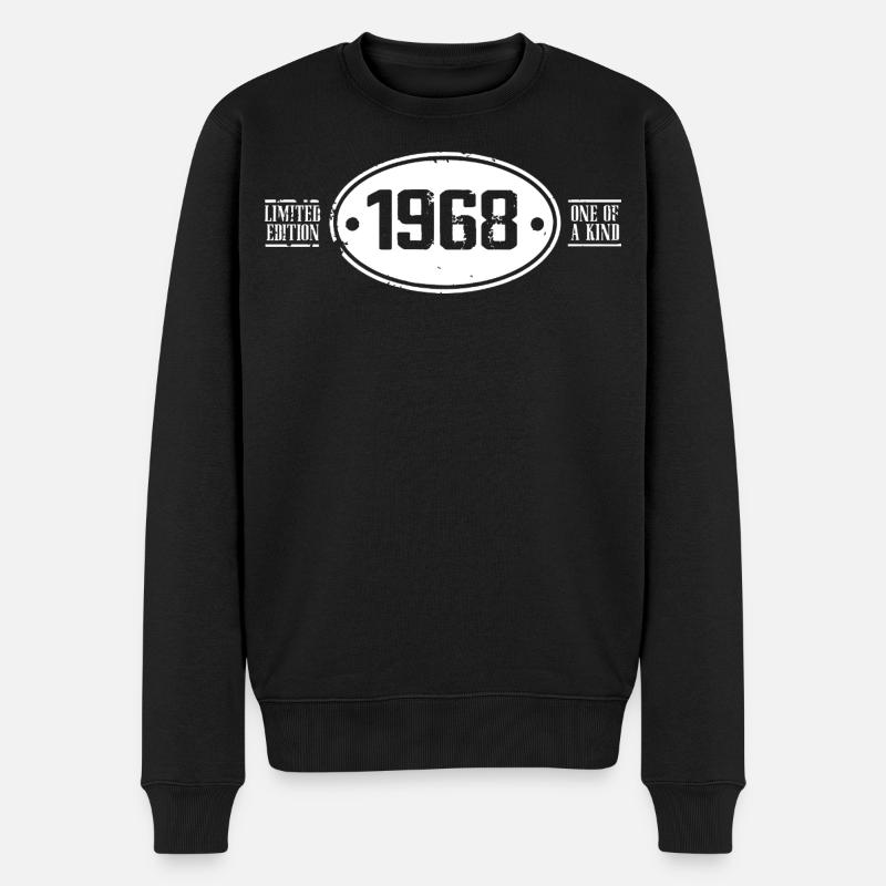 1968 Anniversaire 1968 - Pull Premium bio Homme - noir