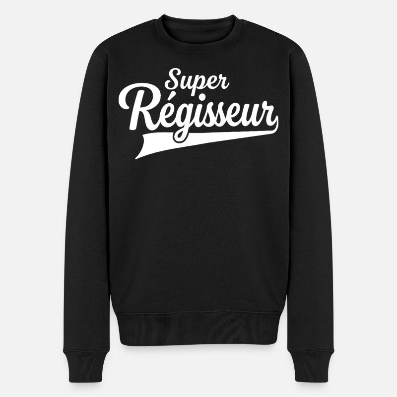 Humour Métier Super Régisseur - Pull Premium bio Homme - noir