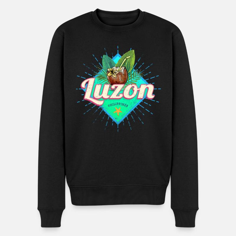 Luzon Insel Philippinen Kokosnuss Urlaub Souvenir - Pull Premium bio Homme - noir