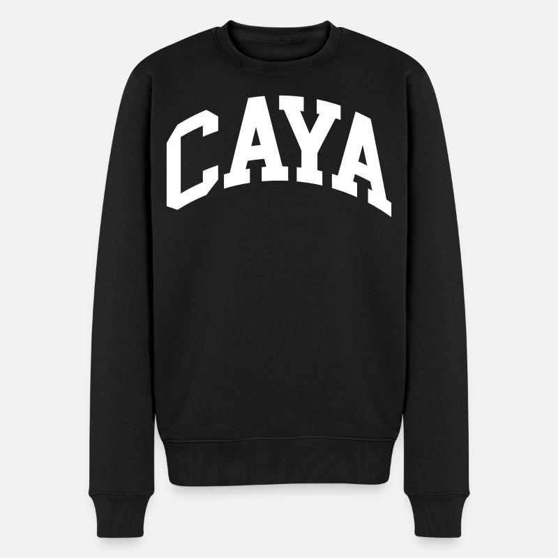 Caya - Pull Premium bio Homme - noir