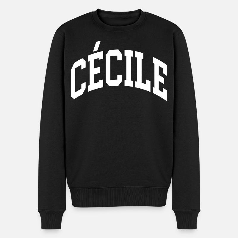 Cécile - Pull Premium bio Homme - noir