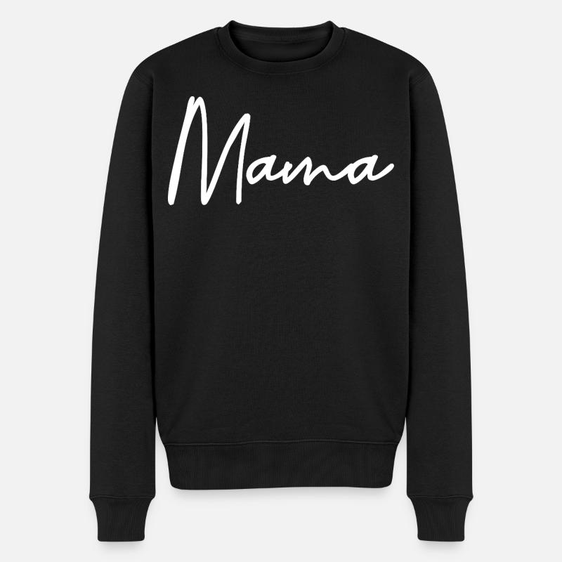 Maman - Pull Premium bio Homme - noir