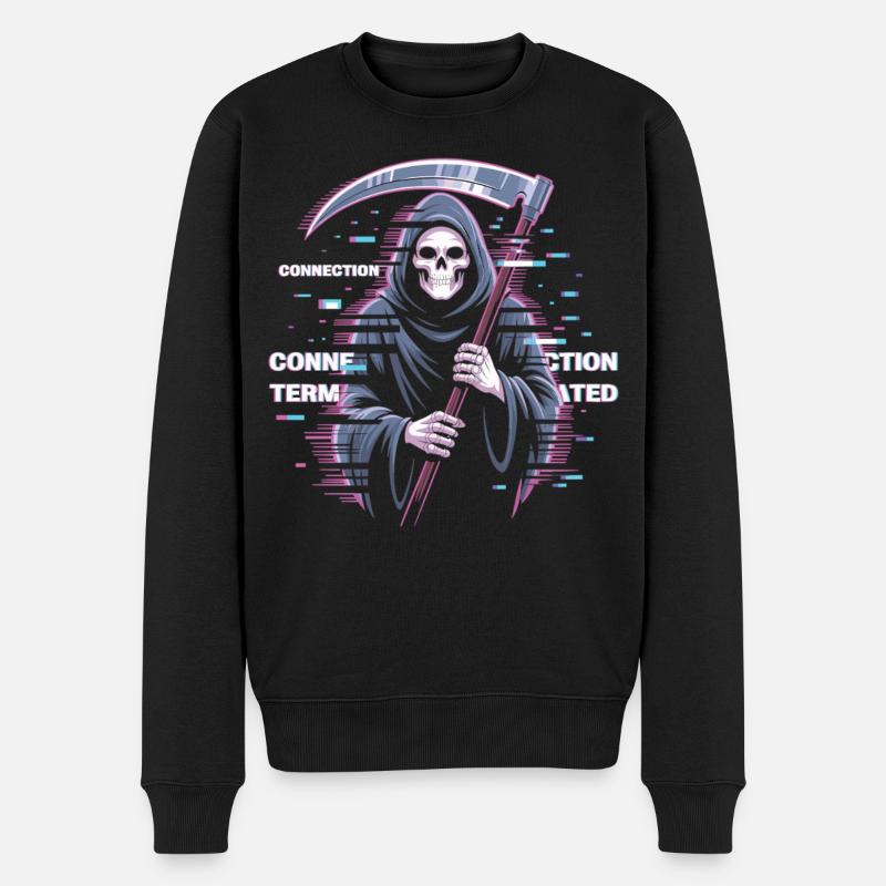 Link a annulé la technologie de la Faucheuse de t-shirt - Pull Premium bio Homme - noir