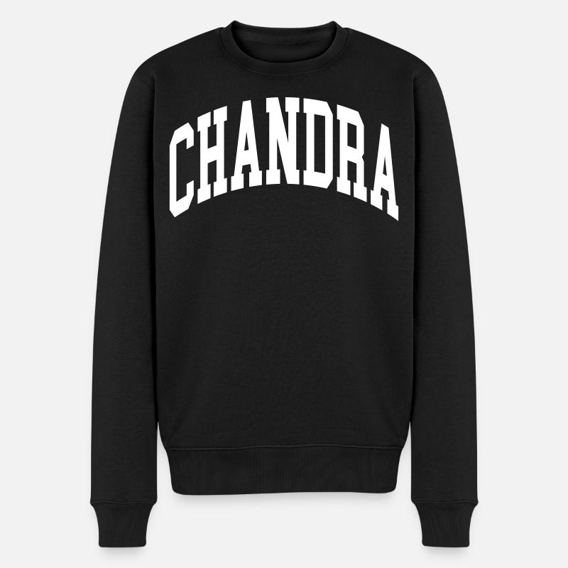 Chandra - Männer Premium Bio Pullover - Schwarz